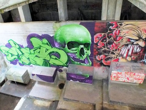 Graffiti at Cardross